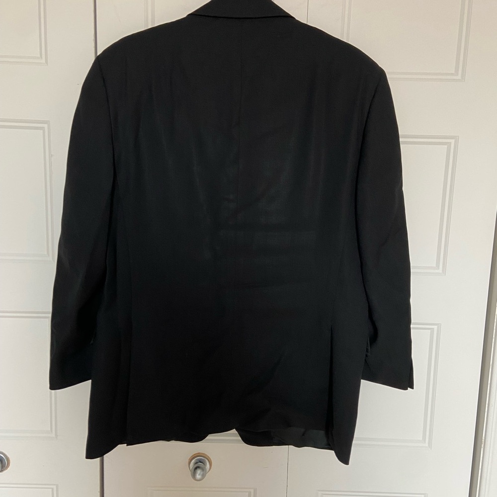 Canali Vintage Classic Black Men's Blazer - Picture 2 of 9